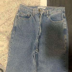 American apparel Blue Mom Jeans
